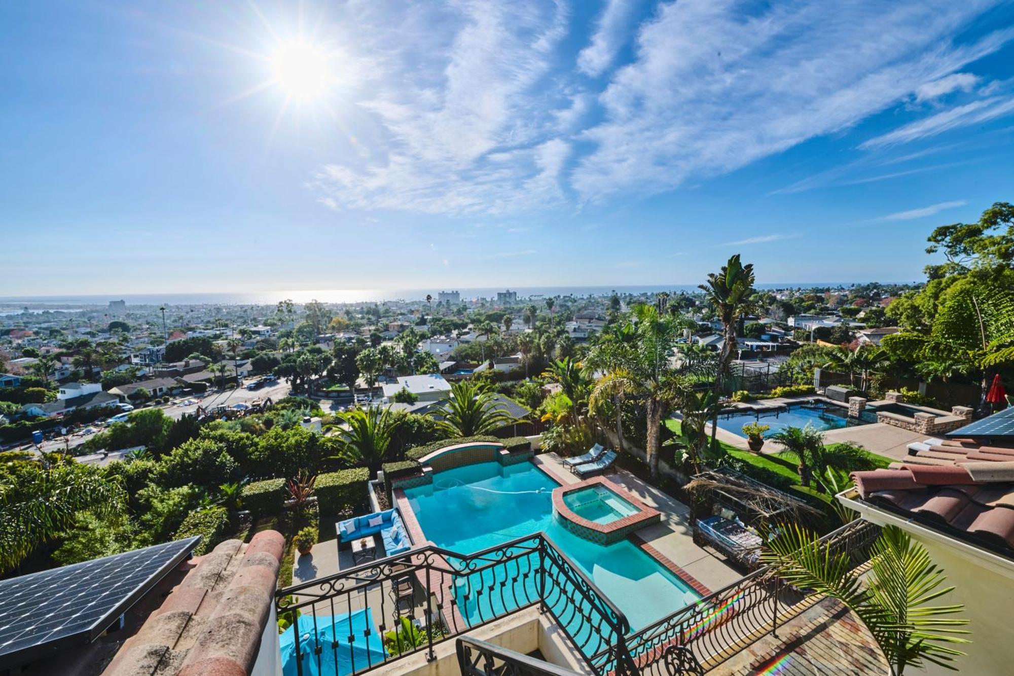 360 Degree Ocean & Views With Pool, Spa, Close To The Beach! Pets Ok San Diego